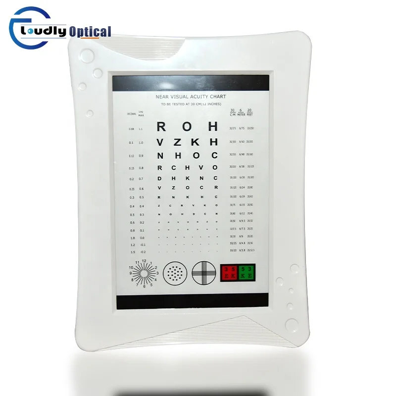 Ophthalmic Optical Eye Led Near Vision Test Chart Nv23c Buy Near