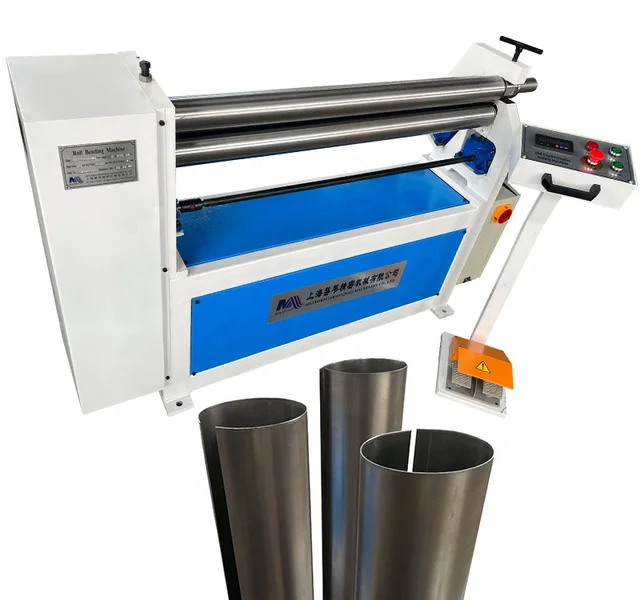 Small 3 Roll Plate Bending Machine Manual Design in Stock