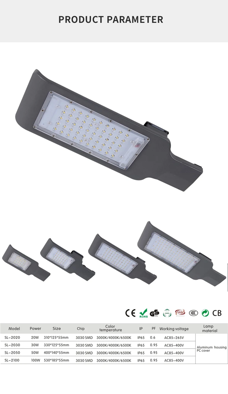 Best Selling Very Competitive Price Modern 30W LED Road Lamp