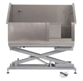 Professional groomers Best Raised Elevated Stainless Steel Pet Dog Grooming Wash Station Bath Tubs for Sale for Home
