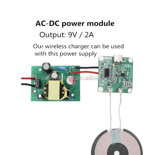 Wireless charging Factory spot AC-DC9V-2A AC-DC9V-2A power supply step-down module 18W