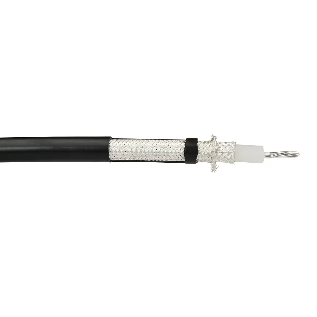 Câble coaxial à gaine PVC UL noir flexible RF RG223 305 m