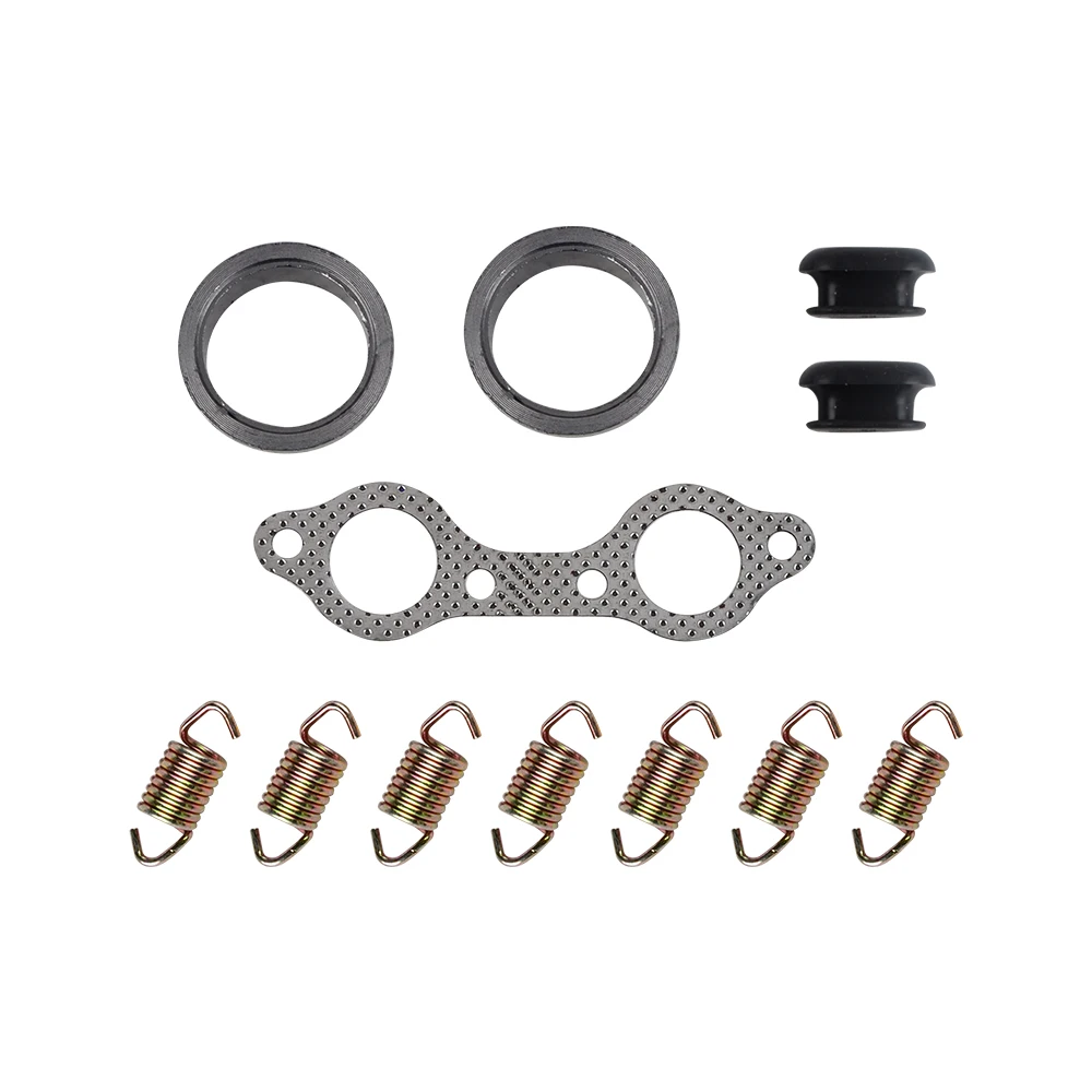 Nicecnc Utv Exhaust Rebuild Muffler Manifold Gasket Kit For Polaris Rzr