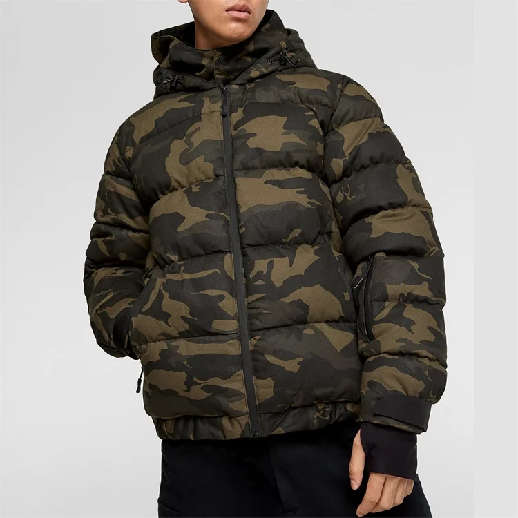 Lucky Brand Camo Hooded Cargo Jacket Size S - $60 - From Dayana