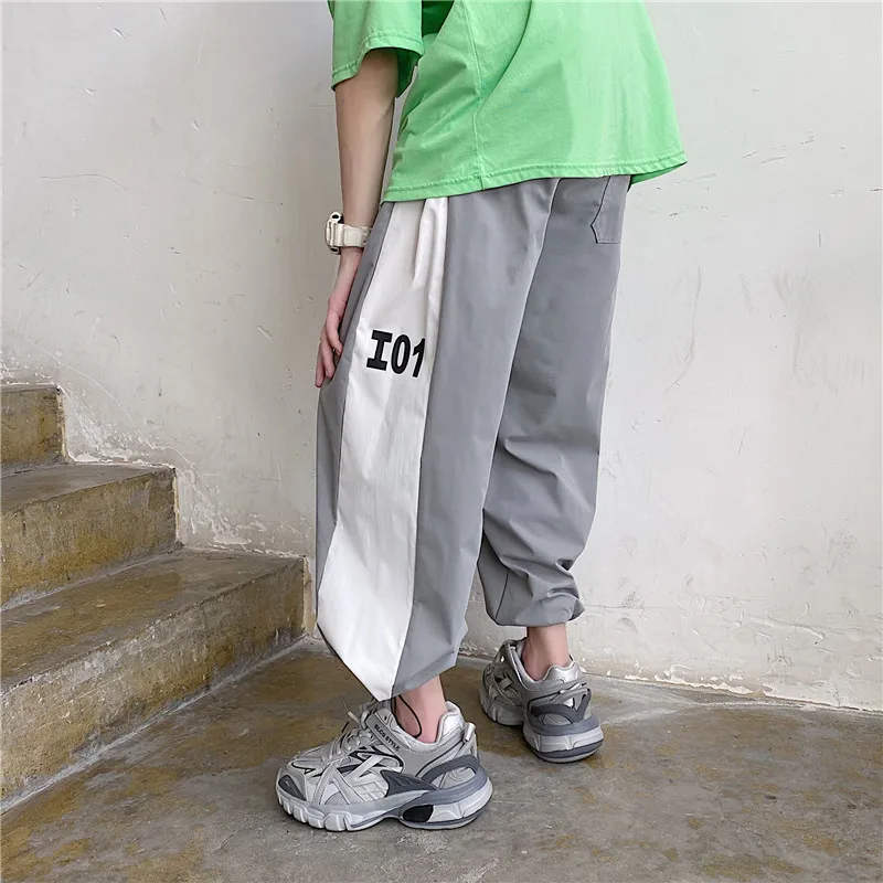Wide Leg Pants Men's Spring Pants High 