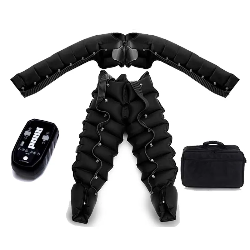 Преносен систем за компресионa терапија на екстремитетите со 8 комори за лимфна дренажа