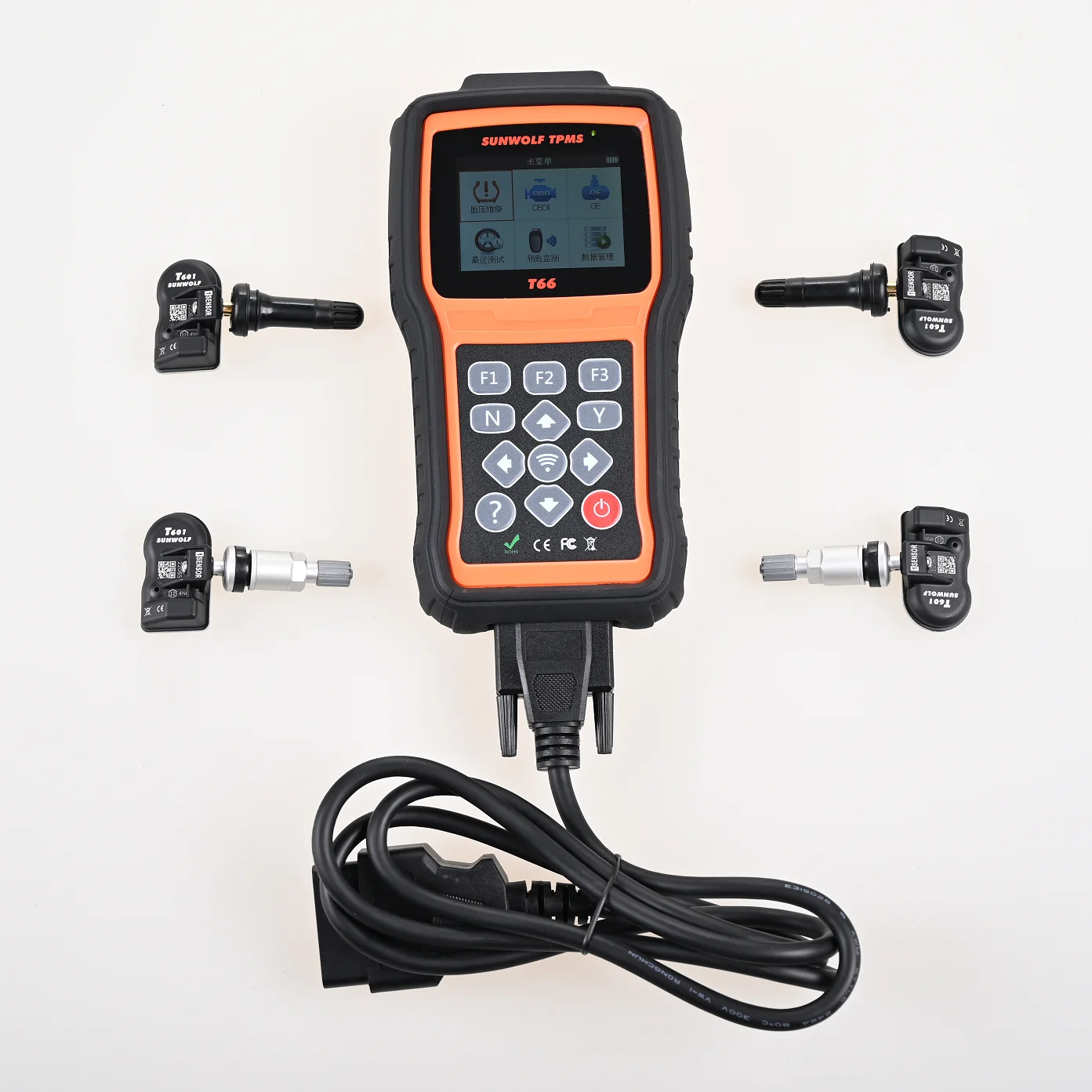 Tpms Test Machine T66 Tools TPMS Tire Sensor Programming Tool - Efficient Tire Pressure ...