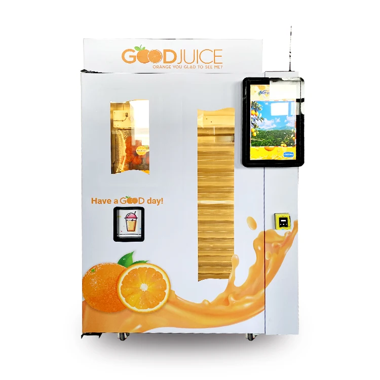 High Quality Automatic Fresh Orange Juice Making Smart Vending Machine For Sale