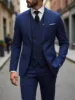 Navy blue-top-waistcoat-dress pants