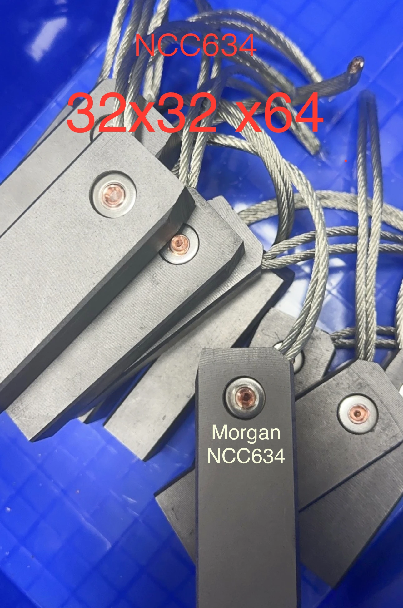 MORGAN Carbon Brush NCC634 32X32X64 Rivet - Reliable Performance