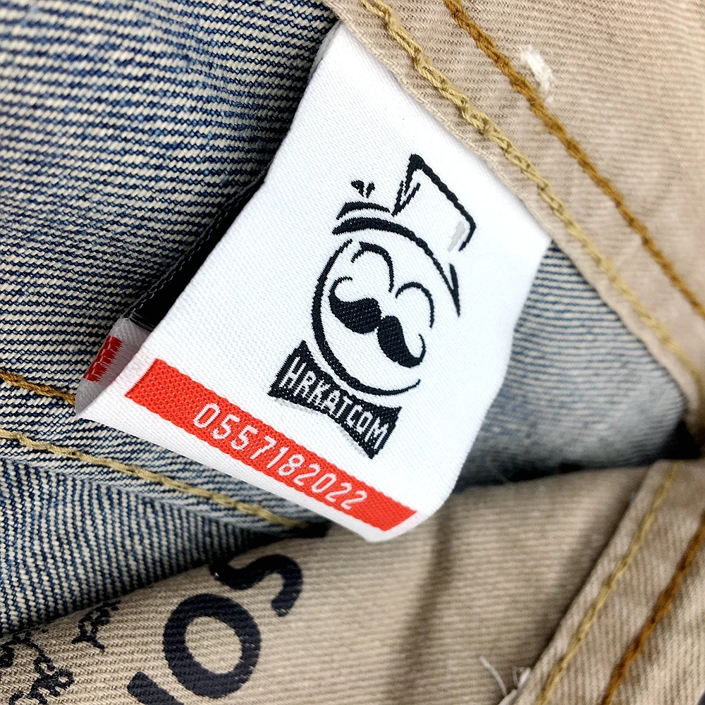 custom iron on shirt labels