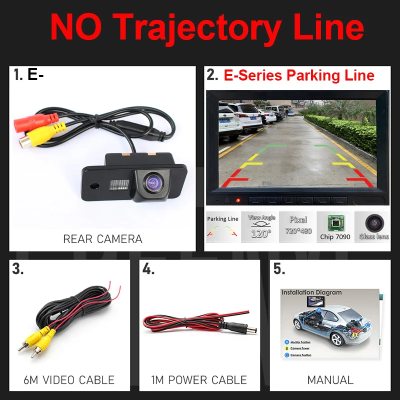 New Hd Vehicle Dynamic Trajectory Parking Line Car Reverse Backup Rear ...