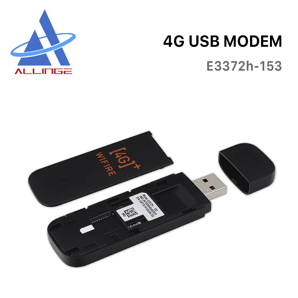 
 ALLINGE DRD1669 E3372h-153 модем на открытом воздухе 4 аппарат не привязан к оператору сотовой связи USB Wi-Fi беспроводной маршрутизатор со слотом для SIM карты  