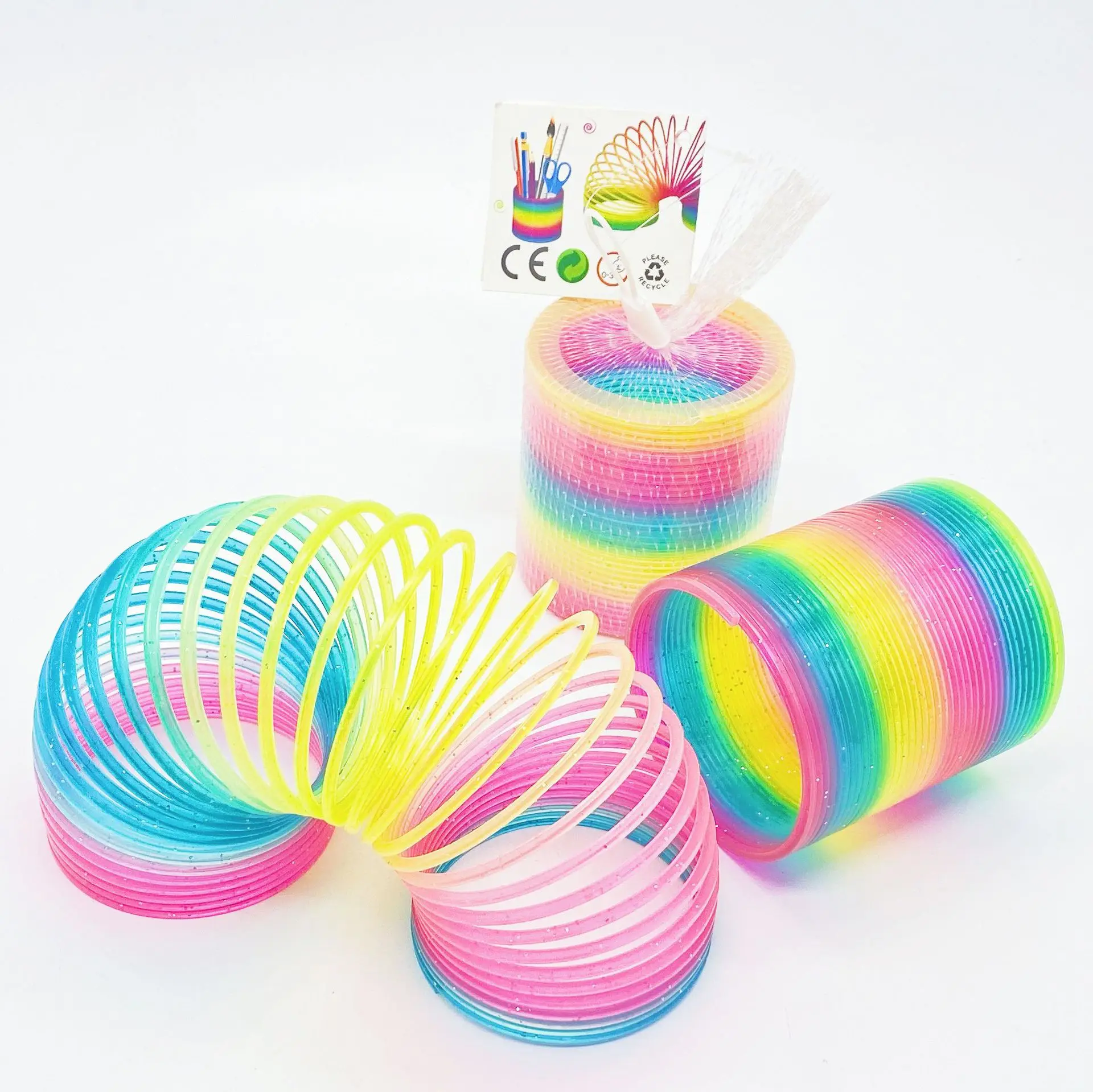 Spring Party Favor Unveiling the Magic Rainbow Spring Toy