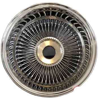 Popular Front 24*9 Rear 24*10 24 Inch Wire Wheels Staggered Chrome Wheel 26 Inch Dayton Wire Wheels