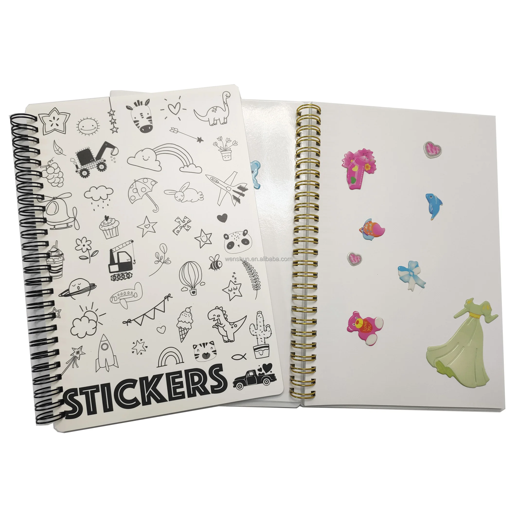 Reusable Sticker Books 4x6 Sticker Book, 50 Sheets, 100 Pages 6