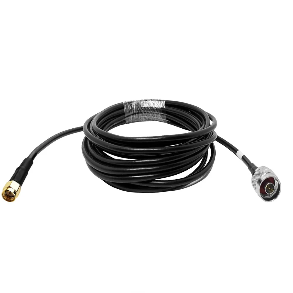 2M Factory Supply Pigtail LMR195 Sma Male Plug to N Male Plug for  LMR200 LMR195 Rf Jumper Cable Assembly
