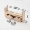 (Woven wooden frame with drawers, includes 2 clips)