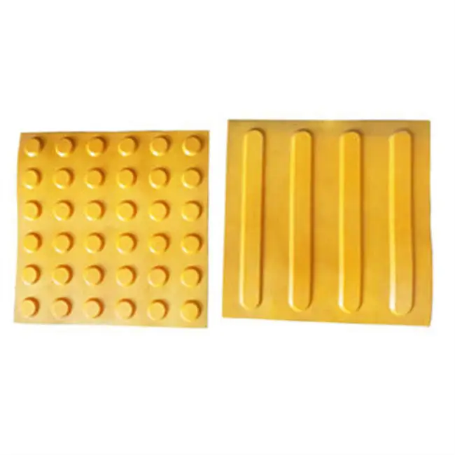 PVC Non-Slip Outdoor Tactile Tiles with Stud Backing Tape for Paving
