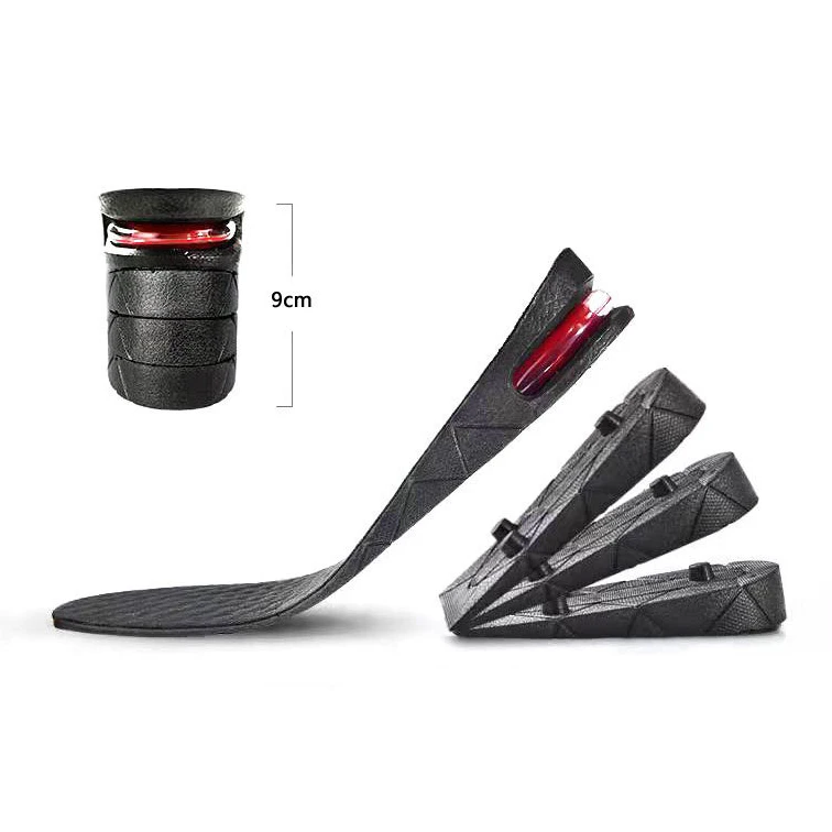 One Layer PVC Adjustable Invisible Height Increase Shoe Insoles Height Insole