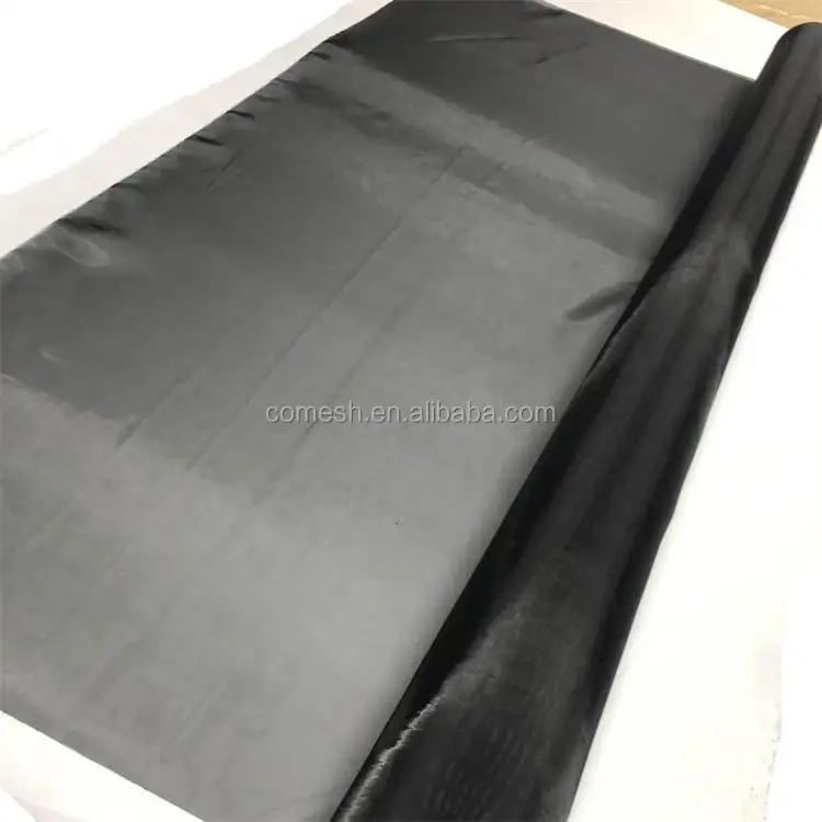 Black Polyester Nylon Hydrophobic Mesh For Acoustic Speaker Earphone