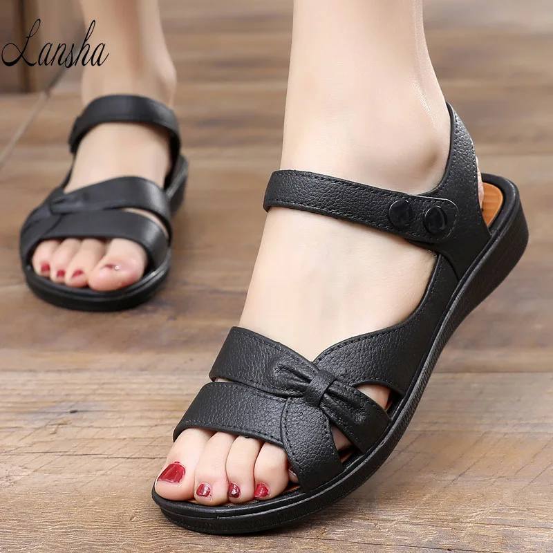 Retro Vintage Grandma Shoes Anti-Slip Durable Sandals