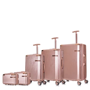 Wholesale Cheap Price Fashion ABS Hardshell Travel Luggage Case 3 Piece Set Carry on Tow Trolley Bag