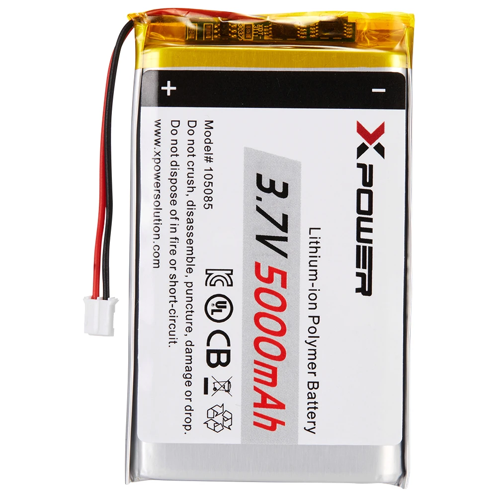 Overcurrent Protection Lithium Ion Polymer Rechargeable Battery 3.7v 5000mah