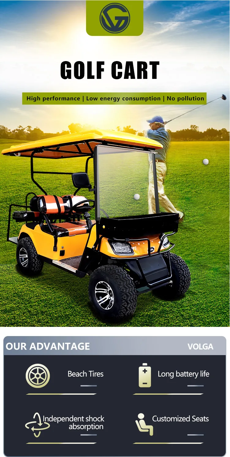 Professional 4 Seater Electric Golf Carts Cheap Prices Buggy Car For
