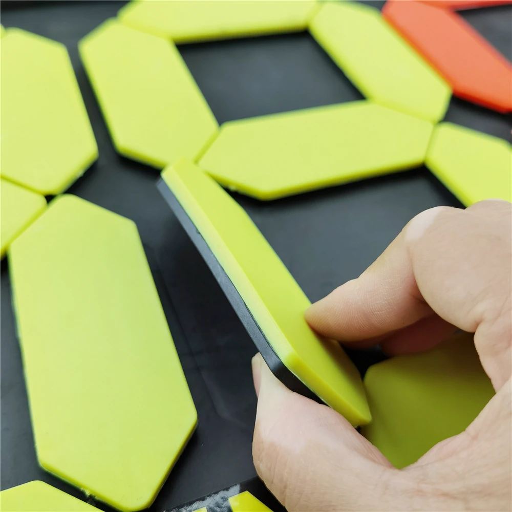 Super Quality Orange and Yellow 2-Sided Digital ABS 62x29cm Football Soccer Substitution Board Kangsong KSE-011A