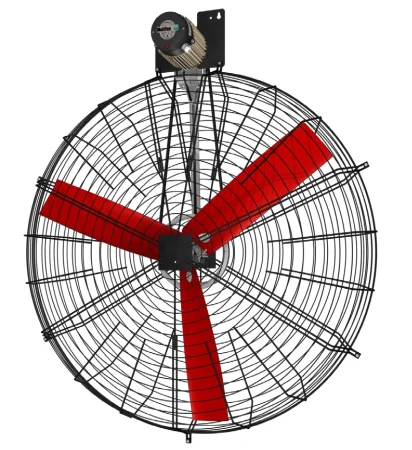 Wall Mounted Electric Horse Stall Fan with 380V Motor for Dairy Barns and Farms