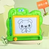 Black and white baby elephant drawing board green