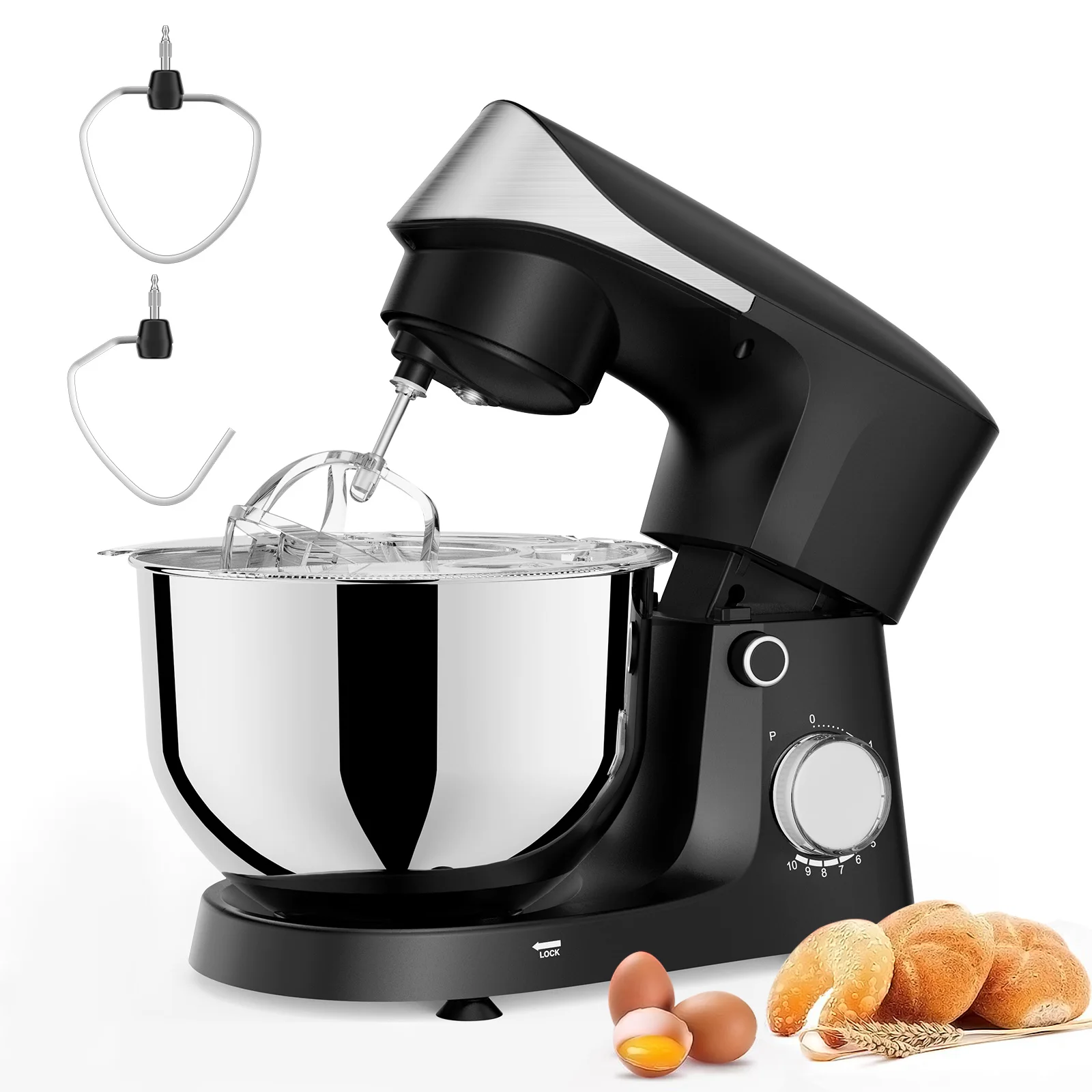 Kitchen 3l 4l 5l Electric Bread Cake Maker Bread Dough Compact Food Stand Mixer Buy Food Stand