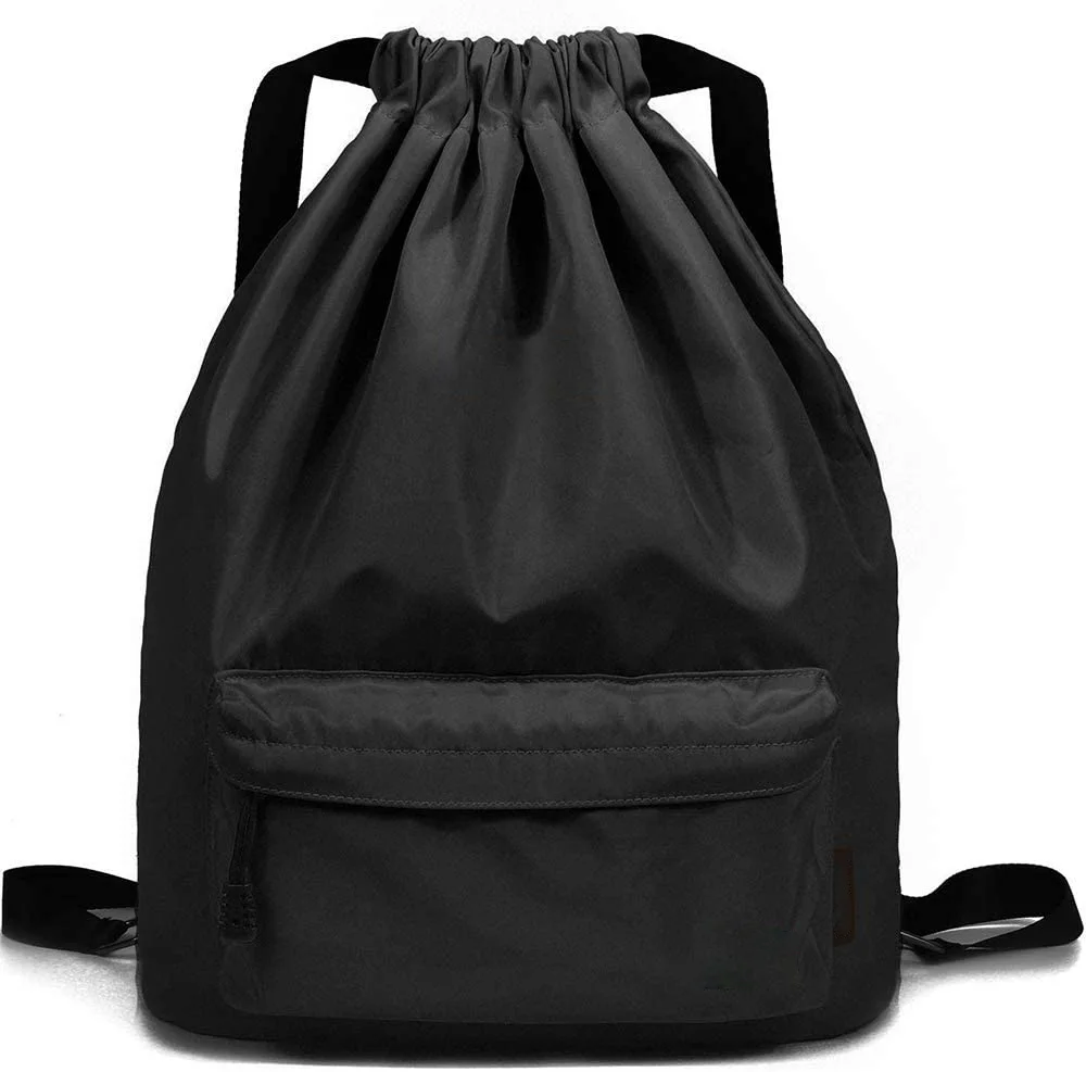 Waterproof Lightweight Travel Duffel Backpack Nylon Gym Drawstring Sports Bag