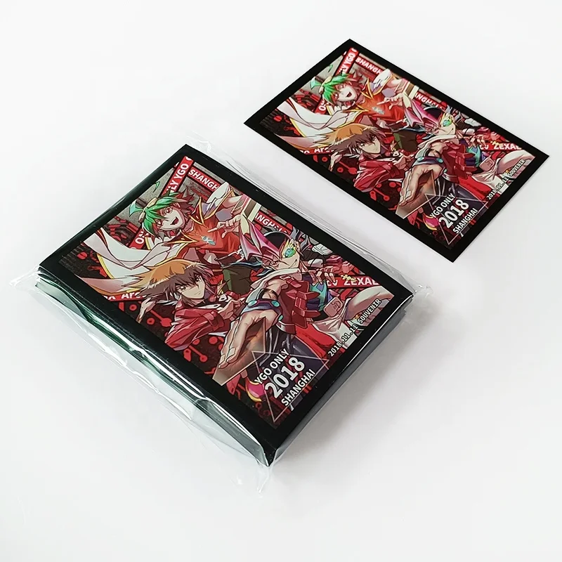 Custom Yugioh TCG Card Sleeves 62x89mm Art Printed Anime Card Sleeves Japan Size Card Sleeve Custom Yugioh TCG Card Sleeves 62x89mm Art Printed Anime Card Sleeves Japan Size Card Sleeve