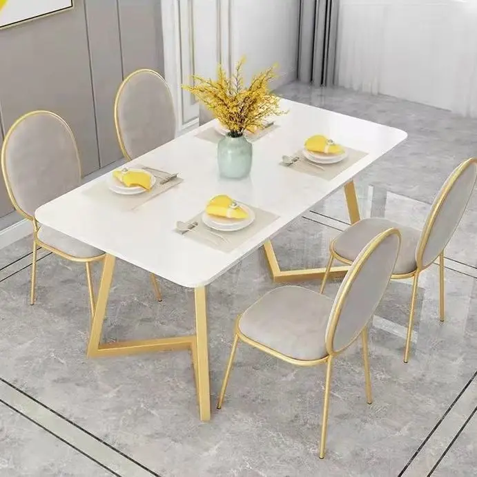 Chaises modernes en velours, chaises de salle à manger, de Restaurant, de vanité