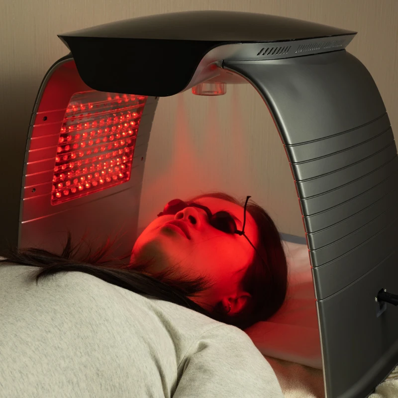 Home Use LED Light Phototherapy Red Light Therapy Face Care Hydra Skin Rejuvenation Facial Mask PDT Machine Infrared DC 12V 3A