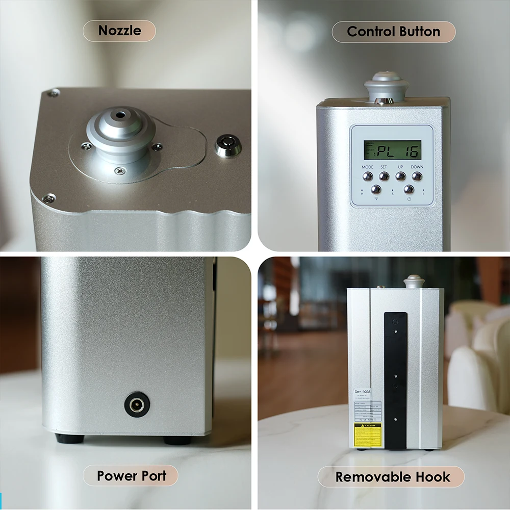 CNUS SA600 600cbm Private Label Reception Lobby APP Controlled Essential Oil Fragrance Aroma Diffuser Machine