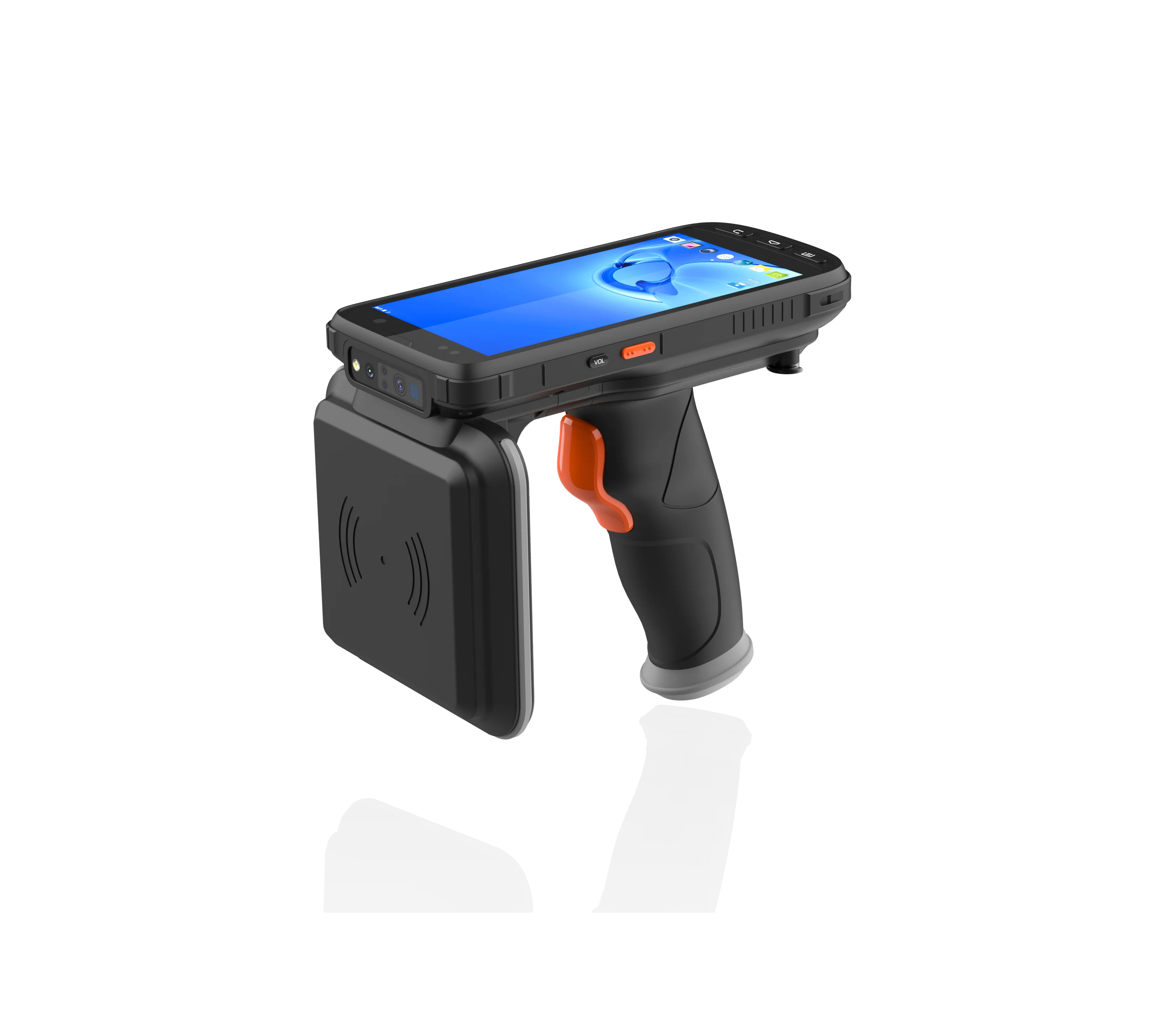 Winnix Factory 15m Long Distance Android Windows UHF RFID Handheld Reader for Warehouse Inventory Solution
