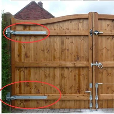 - Wood Gate Hardware Wood Fence Gate Hinges Traditional Gate Hinges Set of 2 