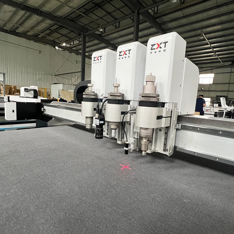 ZXT Flatbed Plotter Corrugated Paper Box Maker Cutting Machine CNC Carton Cardboard Cutter Table With CE
