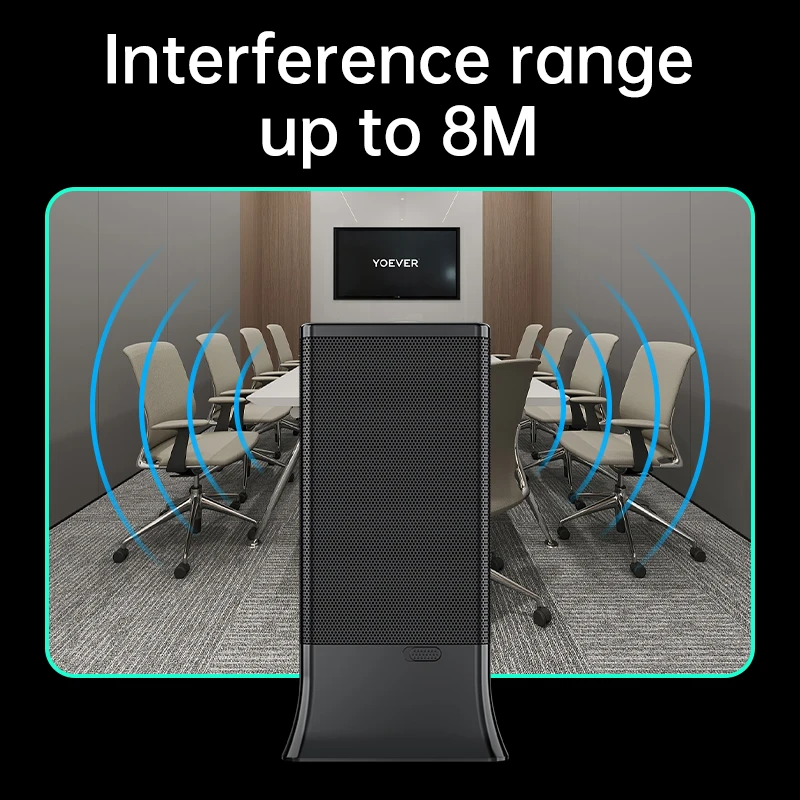 Anti-recording Blocker Recording Phone High-power Conference Privacy Microphone