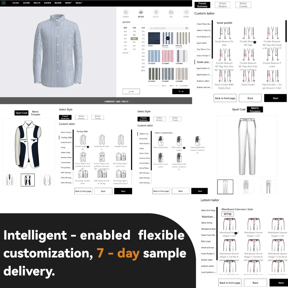 High Quality Striped Fabric Single Breasted Long Sleeves Business Casual Coat Wedding Wear Men Suit Blazer