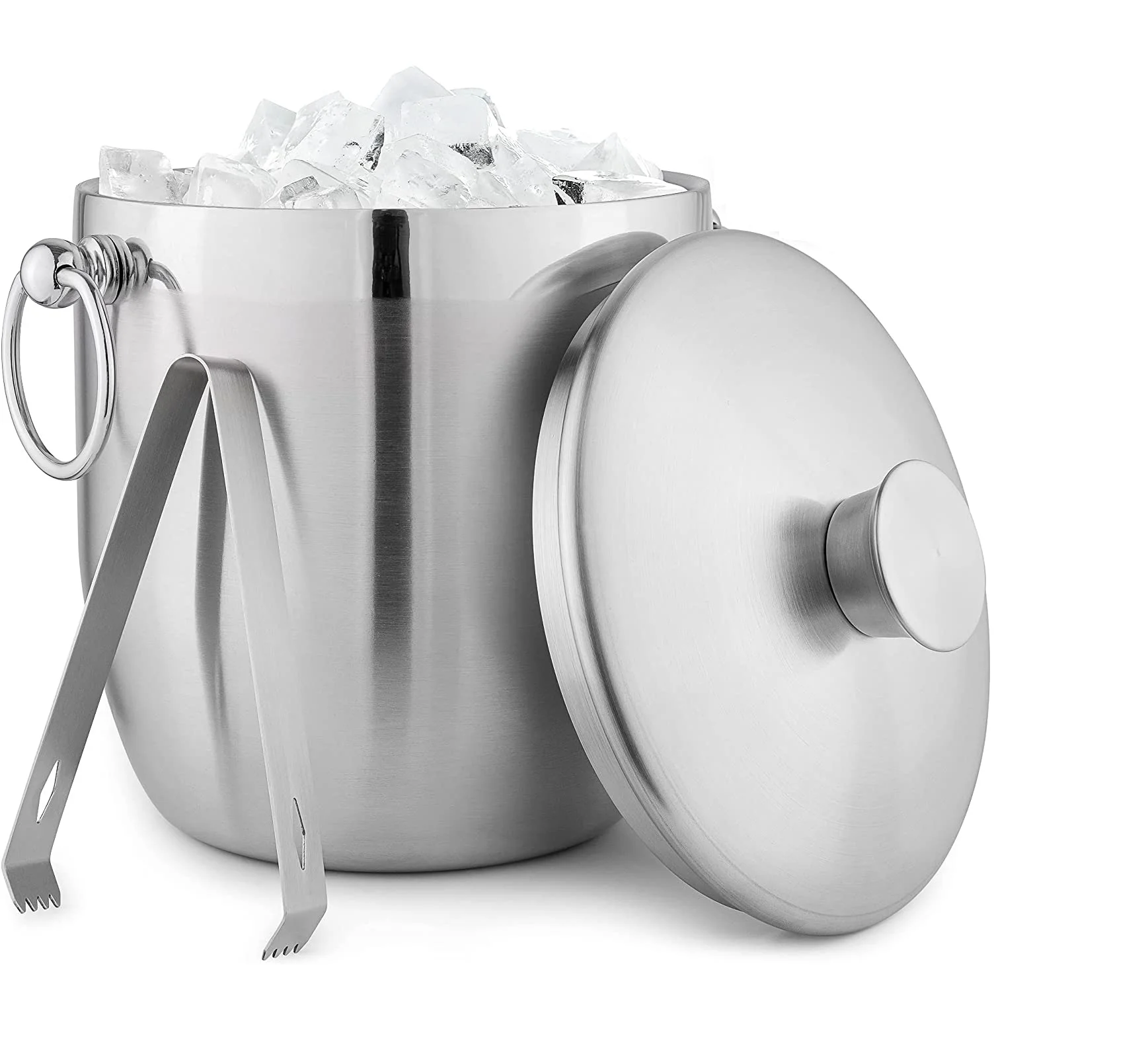 Stainless Steel Wine Ice Bucket Stainless Steel Ice Bucket Doublewall