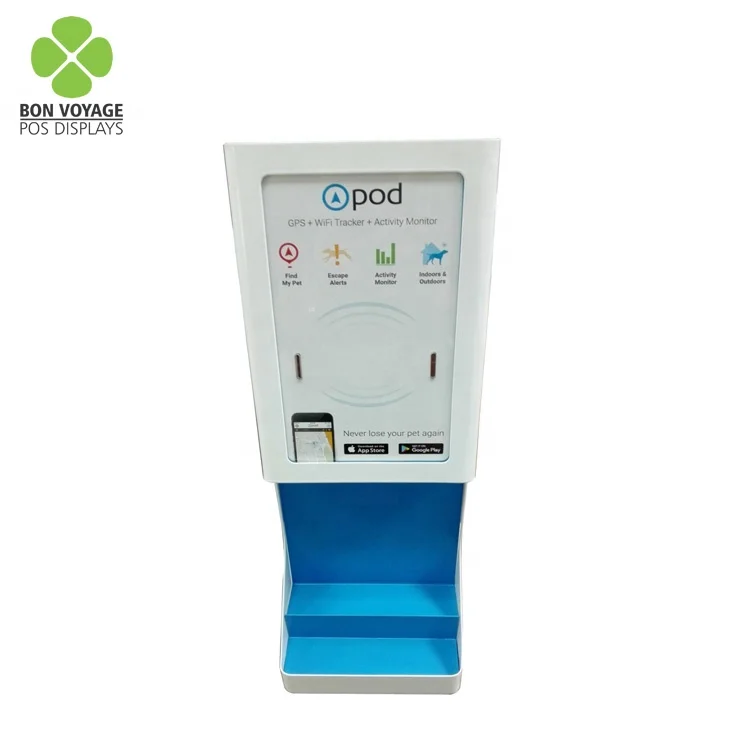 Retail Store POS POP up Countertop Acrylic Holder Hair Dryer Electronic Products Metal Display Stand