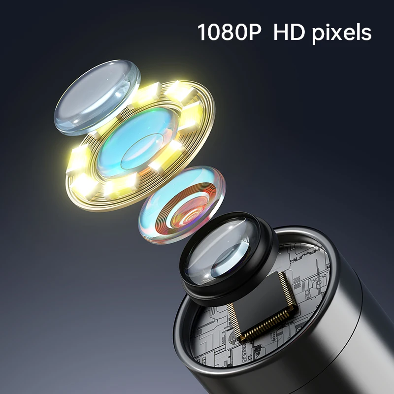 2.7cm Short Module 4.3Inch 8LED Light Sewer Pipe Inspect Portable Professional Borescope Video Industrial Rigid Endoscope Camera