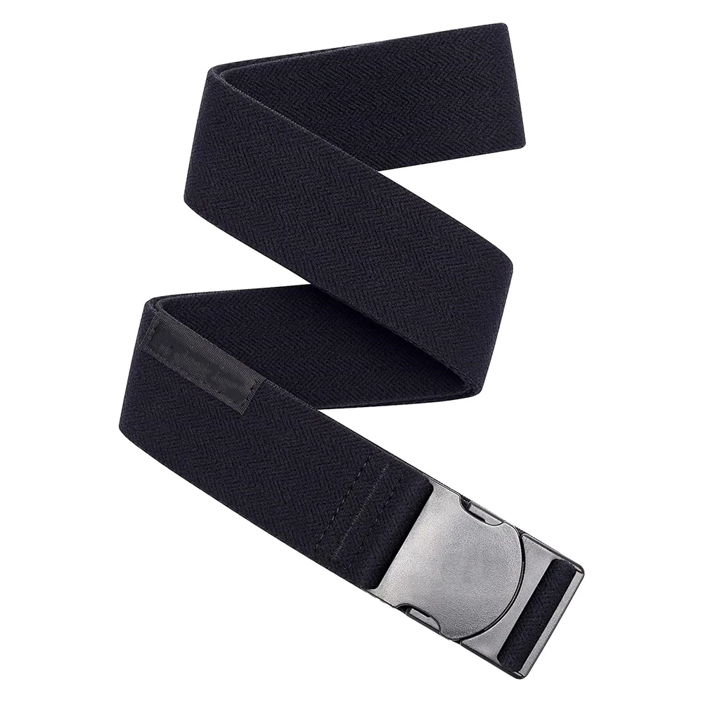 Breathable Men Casual Adventure Ranger Belts Heavy Duty Elastic Webbing Non-Metal Travel Friendly Buckle Tactical Belt