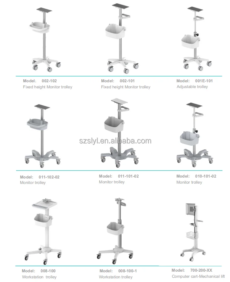 Hospital Bracket Cheap hospital Medical Trolley Roll Stand AED Plus Roll Stand