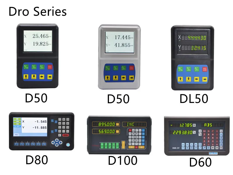 Details about   Brand New Single/One 1 Axis Simple Display Digital Readout DRO D50 Black/Silver 