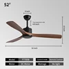 52INCH-Black + wood